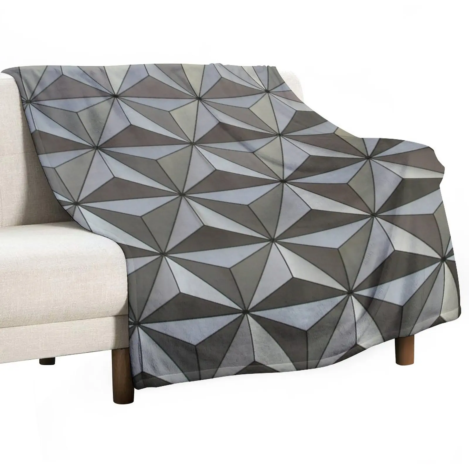 

Spaceship Earth! Throw Blanket Luxury Designer Blanket Nap Blanket