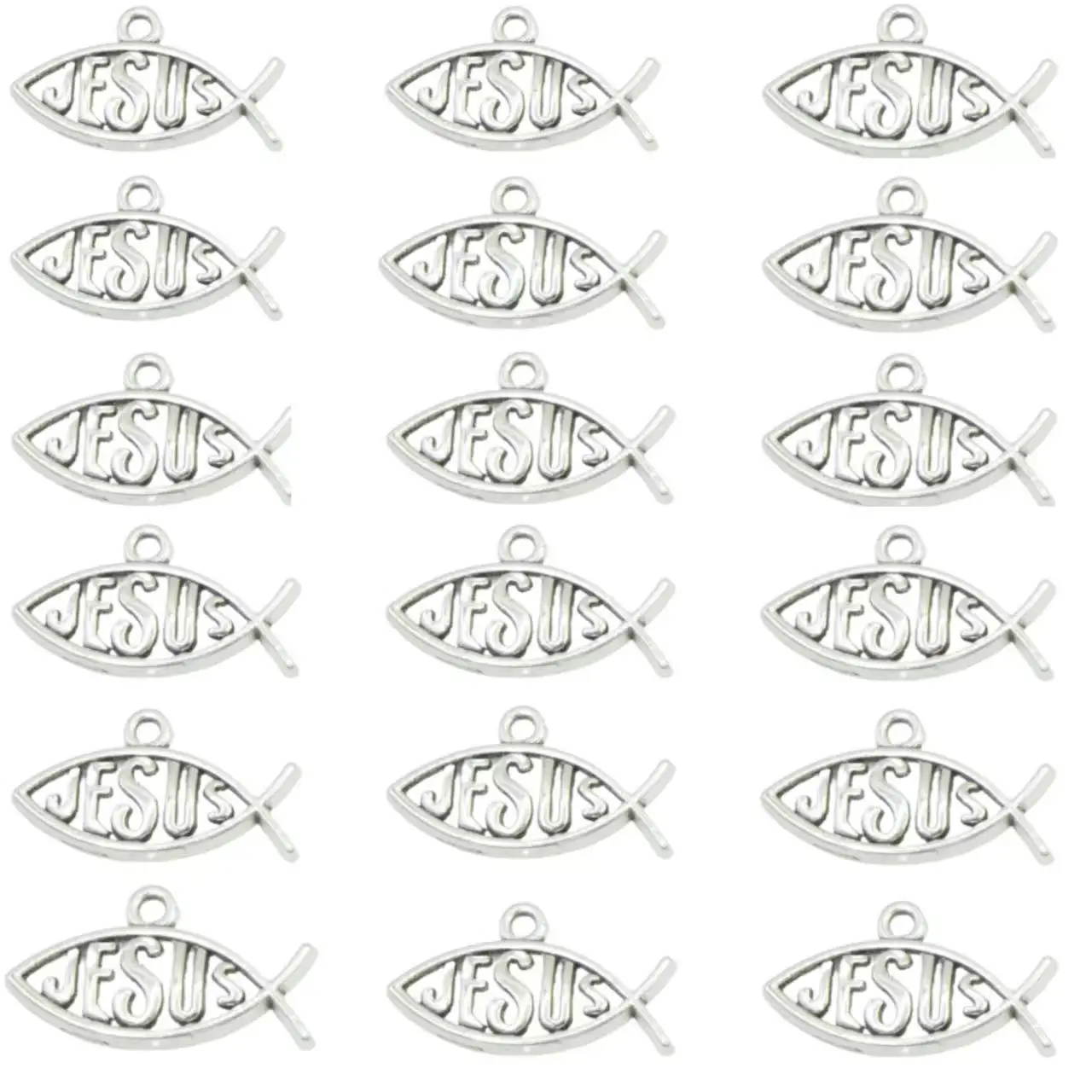 

Fashion 30 PCS Metal Zinc Alloy Hollow Fish Charms Fit DIY Necklace Bracelet Craft Jewelry Makings