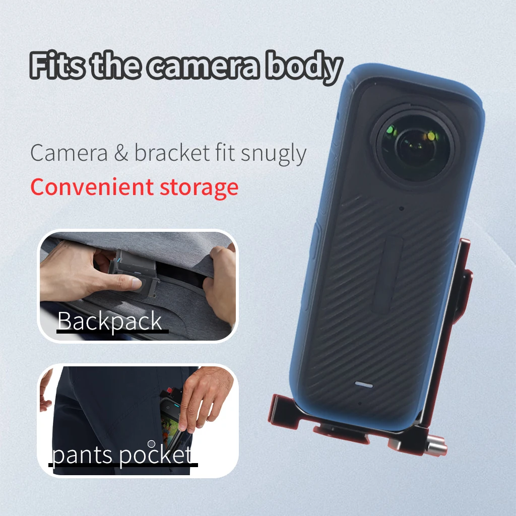 Aluminum Quick Release Mount L Bracket Cold Shoe Magnetic Adapter for X4 X3 X5