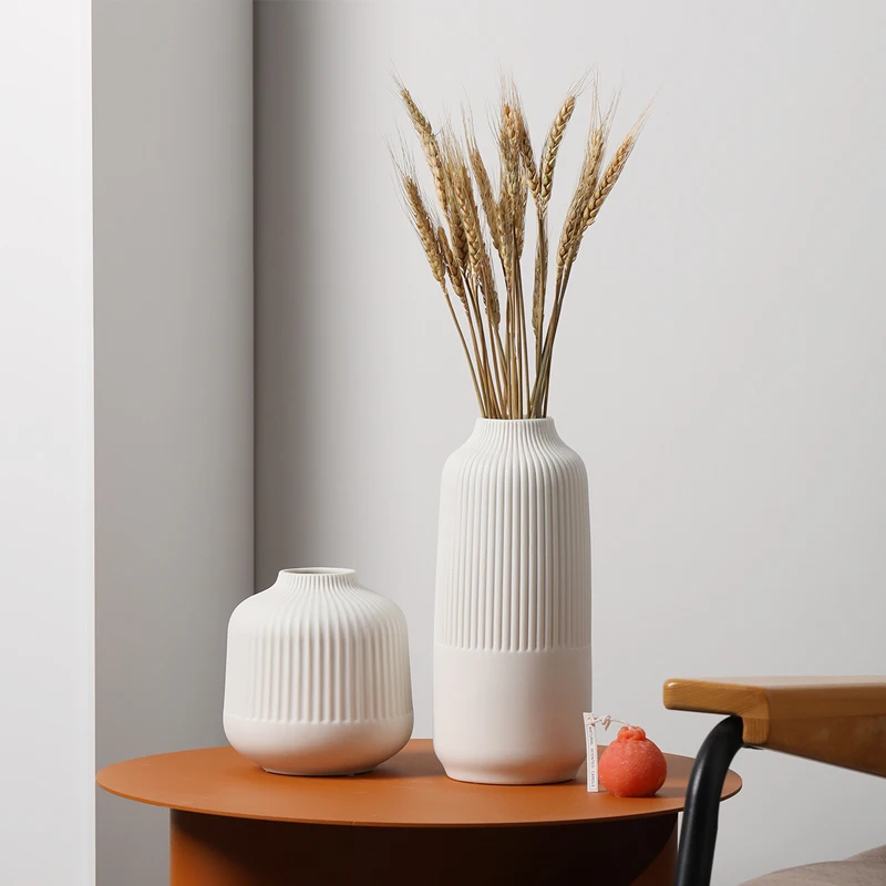 Ceramic Vase Decoration Living Room Flower Arrangement Decoration Light Luxury High-end Flower Arrangement Handicraft Decoration 2
