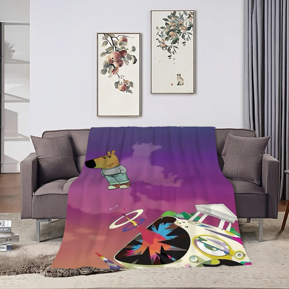 Meme Funny Chill guy Blanket Skin friendly comfort warm soft plush blanket suitable sofa living room office bedroom 3