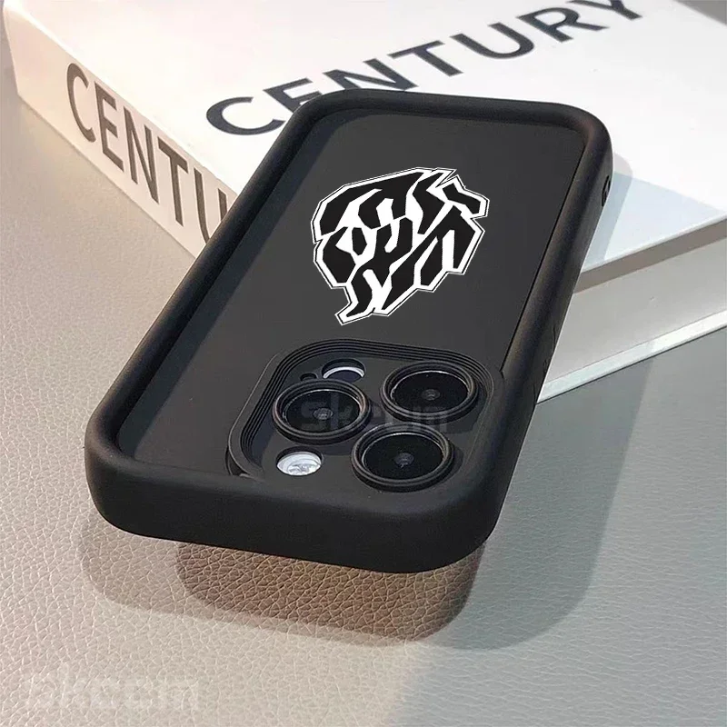 Stylish Black Flame Silicone Shockproof Phone Case