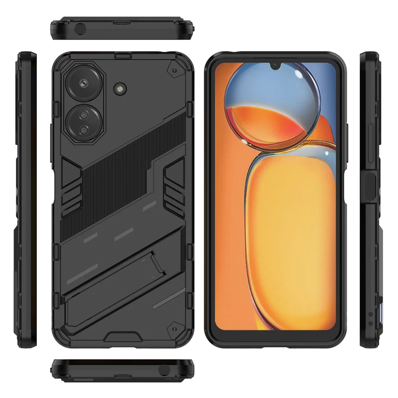 Shockproof Armor Kickstand Phone Case with Magnetic Holder Ring Cover