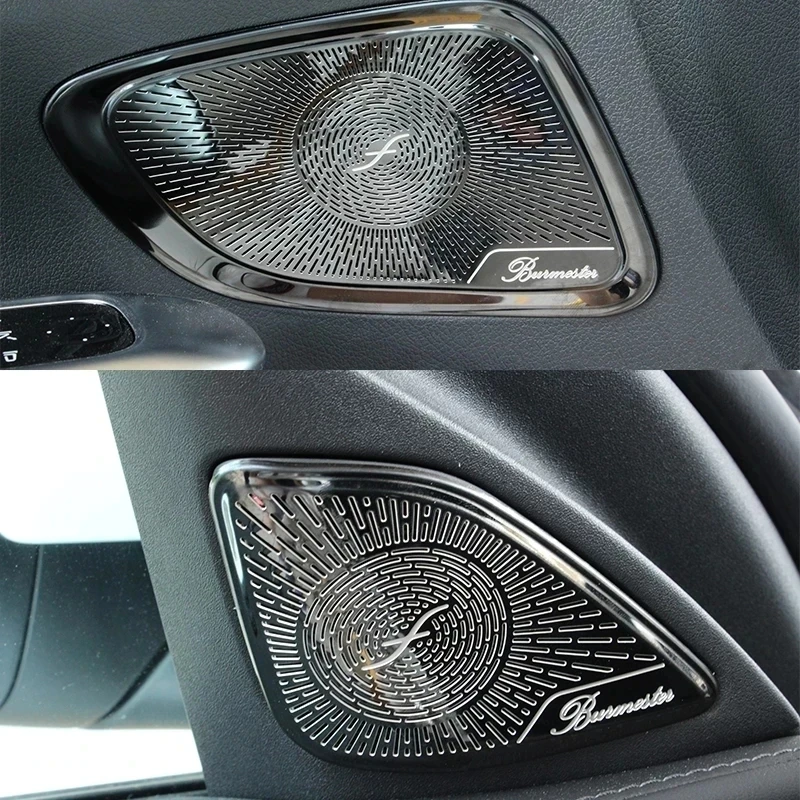 Car Door Speaker Tweeters Net Cover Trim Accessories For Mercedes Benz
