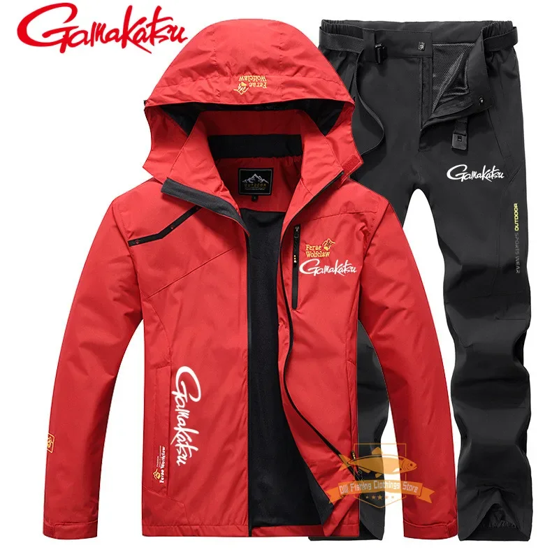 Gamakatsu Fishing Suit Men's Spring Autumn Waterproof Thin Fishing Clothing  Sports Hiking Fishing Jacket Outdoor Fishing Clothes - AliExpress