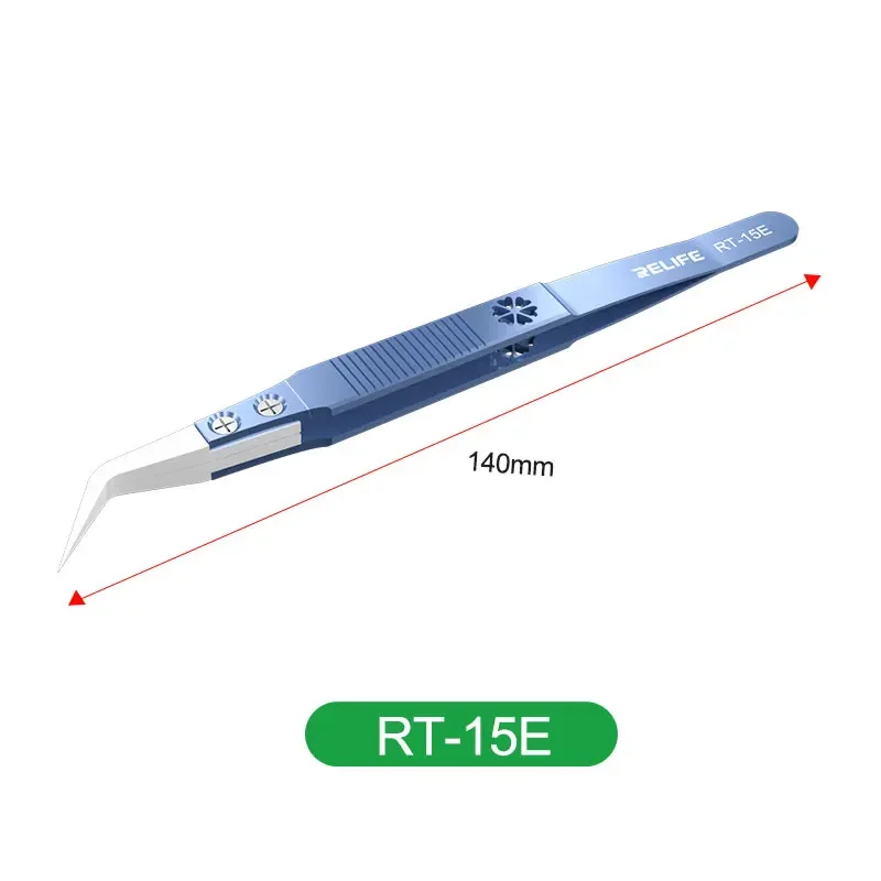 Precision Titanium Alloy Anti-Static Ceramic Tweezers – Strong and Sturdy Tool for Mobile Phone Maintenance
