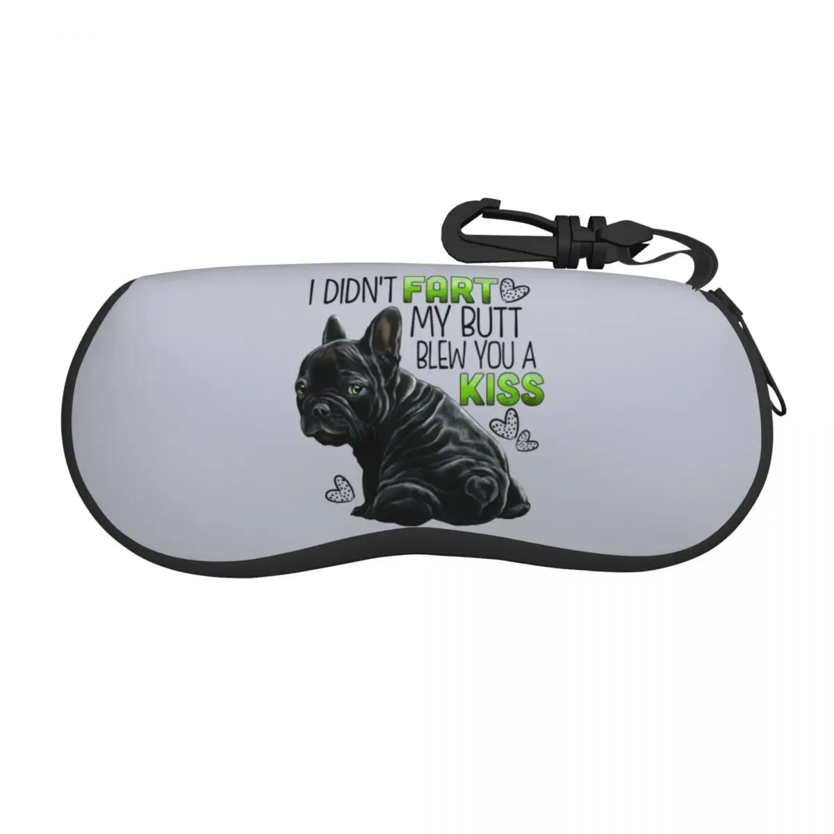 

Милые Защитные чехлы для очков в виде французского бульдога, милые Солнцезащитные очки, искусственные очки, забавная французская Сумочка для очков для домашних животных