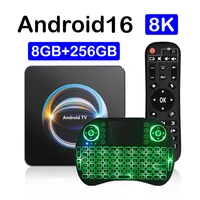 Smart TV Box Android 16 2026 X66 8K RK3528 Медиаплеер с поддержкой двух Wi-Fi 5G 32 ГБ 64 ГБ 128 ГБ 256 ГБ BT6.0 Очень быстрая телеприставка