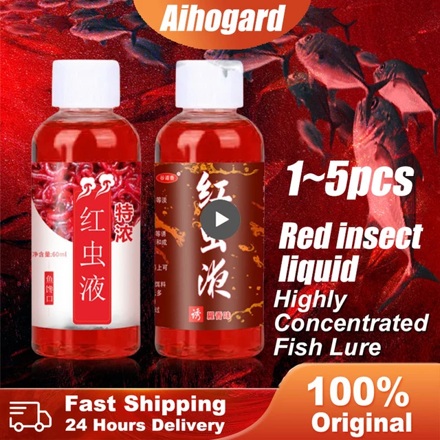 Strong Fish Attractant Concentrated Liquid Blood Worm Scent