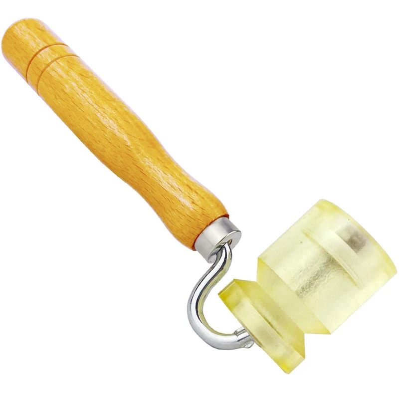 

1 Piece Rubber Seam Roller Wood Color Wallpaper Roller For Auto Car Audio Sound Deadening Application