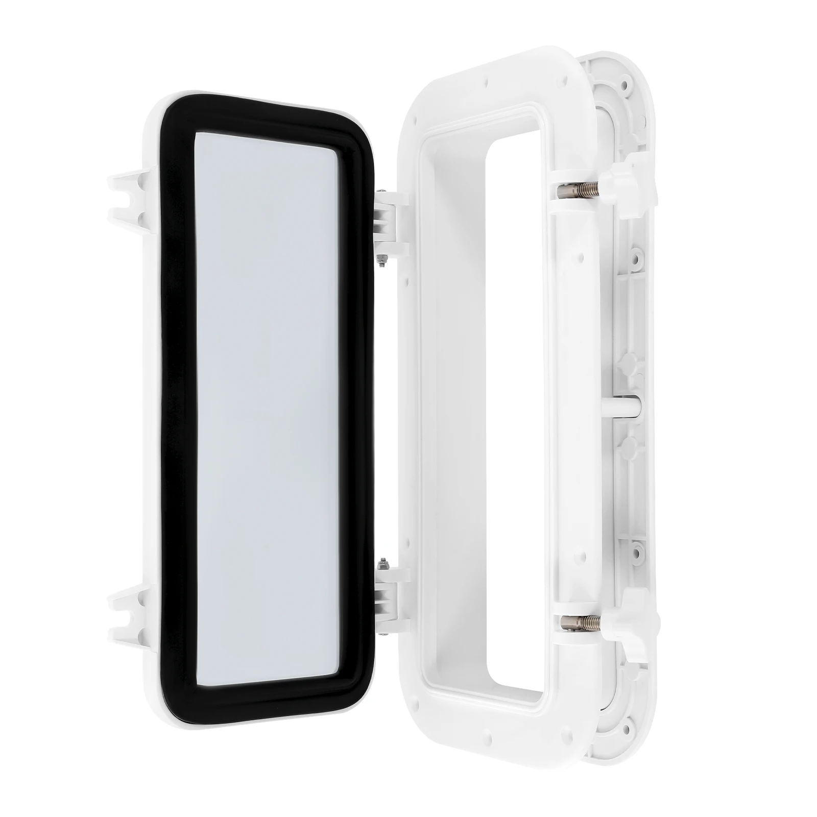 Rechteckiges Bullauge für Boote und Wohnmobile – Robuster ABS-Rahmen, 90 ° Belüftung, wetterfeste Abdichtung, einfache Installation – Detail 8