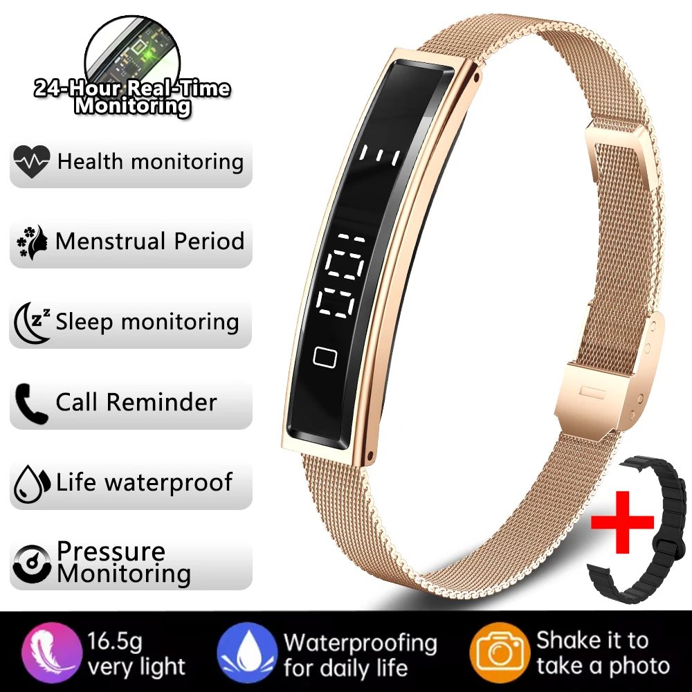 Health Smart Bracelet Men Women Fitness Sports Band Stress Test thumbnail 5
