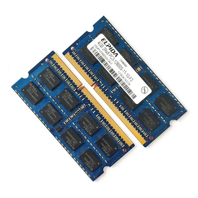 

ELPIDA RAMs DDR3 4GB 1600MHz Laptop memory ddr3 4GB 2Rx8 PC3-12800S 1.5V SODIMM 204PIN