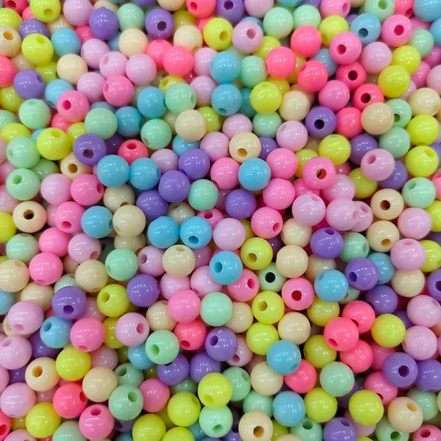 1Pack Loose Beads DIY Handmade Children Toys Candy Color Bracelet Accessories Multipurpose Glass Seed Bead for Jewelry Making 3