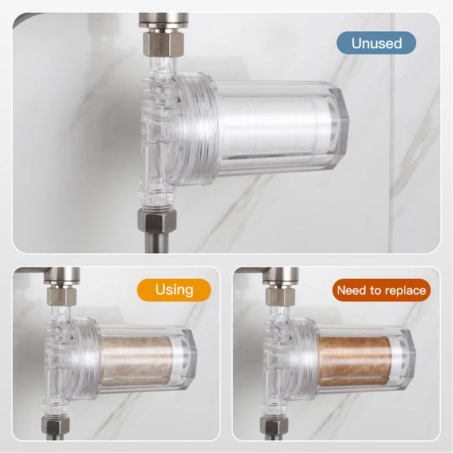 1PC เครื่องฟอกอากาศเอาต์พุต Universal กรอง PP ผ้าฝ้ายกรองก๊อกน้ําเครื่องทําน้ําอุ่น Purification ห้องครัวอุปกรณ์ห้องน้ํา 5