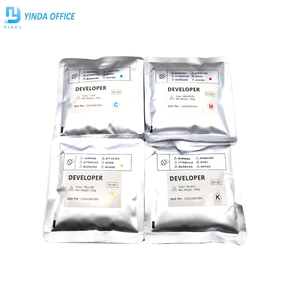 Desenvolvedor de pó para Bizhub 250g Dv512 Dv312 para Konica Minolta bh C224 364 454 554 C284 C364 C454 C554 A2xn0kd Alta Qualidade - Imagem 3