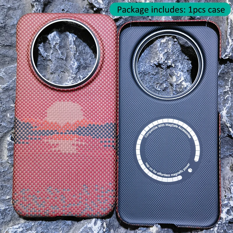 Magsafe Magnetic Carbon Fiber Aramid Case - Premium Fabric Design