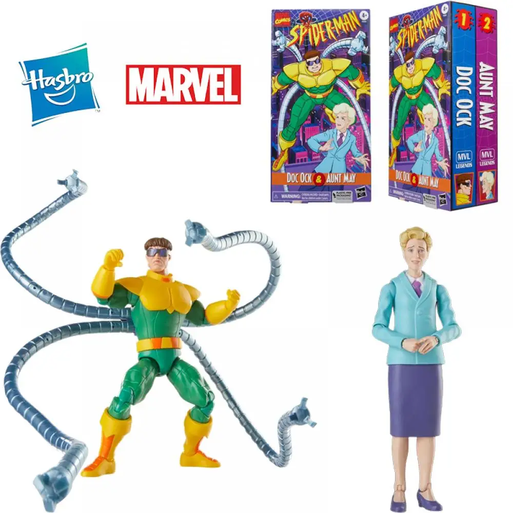 

Hasbro Marvel Legends Series Spider-Man Doctor Octopus & Aunt May 2-Pack 6 Inch Action Figure Toy Gift Collectibles In-Stock New