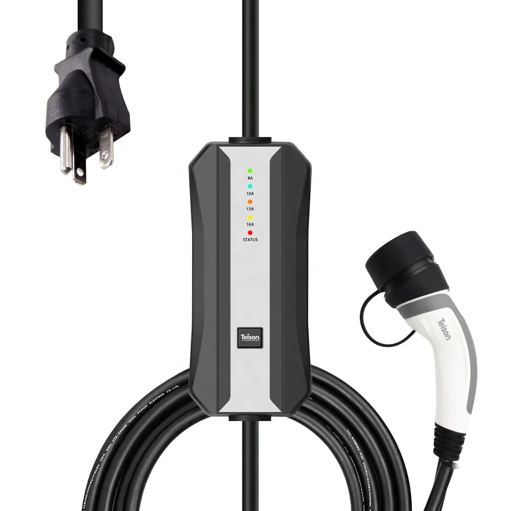 

Teison EVSE manufacturer 16A Portable EV Fast Charging Station with NEMA 6-20 plug