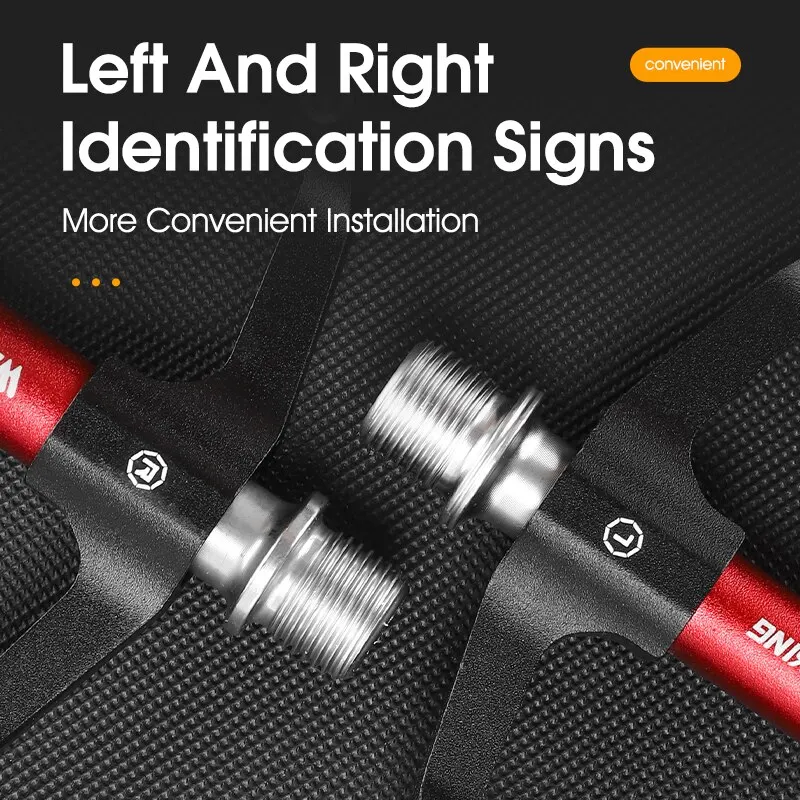 WEST BIKING CNC 3 Bearing Bicycle Pedals Ultralight BMX MTB Road Bike Pedals Non-slip Aluminum Alloy Reflective Cycling Parts