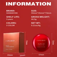 Korean Air Cushion Foundation - Light Natural Moisturizing Concealer Whitening Oil-Control Women's Long-lasting Makeup Base 6