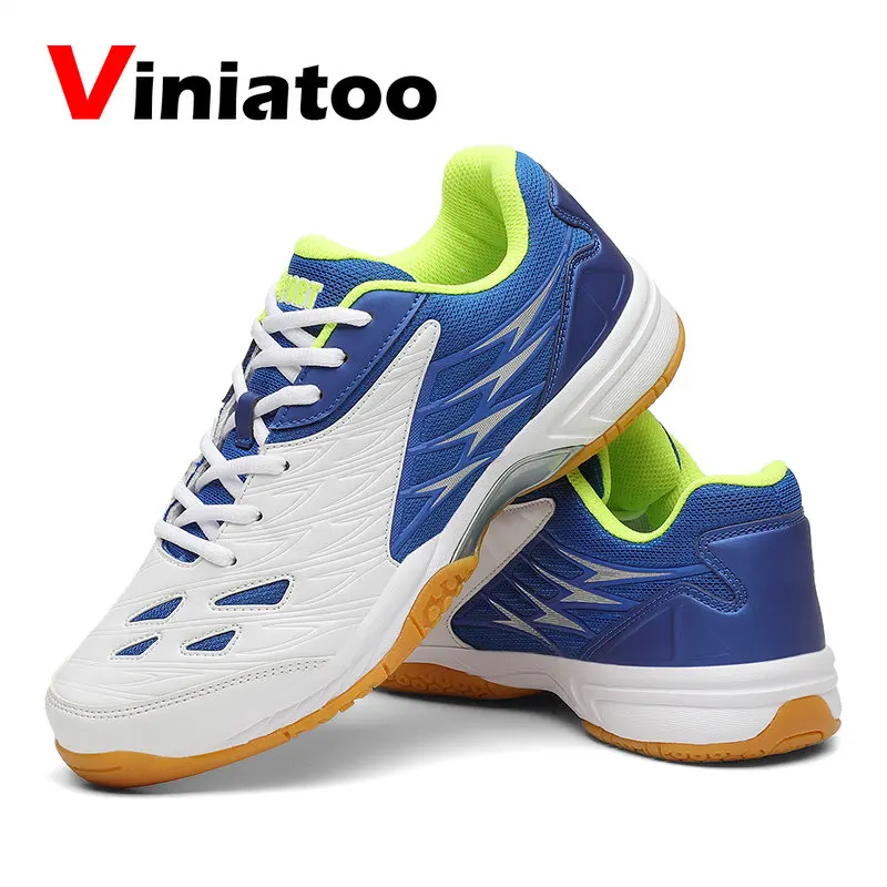 

New Professional Badminton Shoes Big Size 36-46 Anti Slip Tennis Shoes Light Weight Badminton Footwears Male Volleyball Sneakers