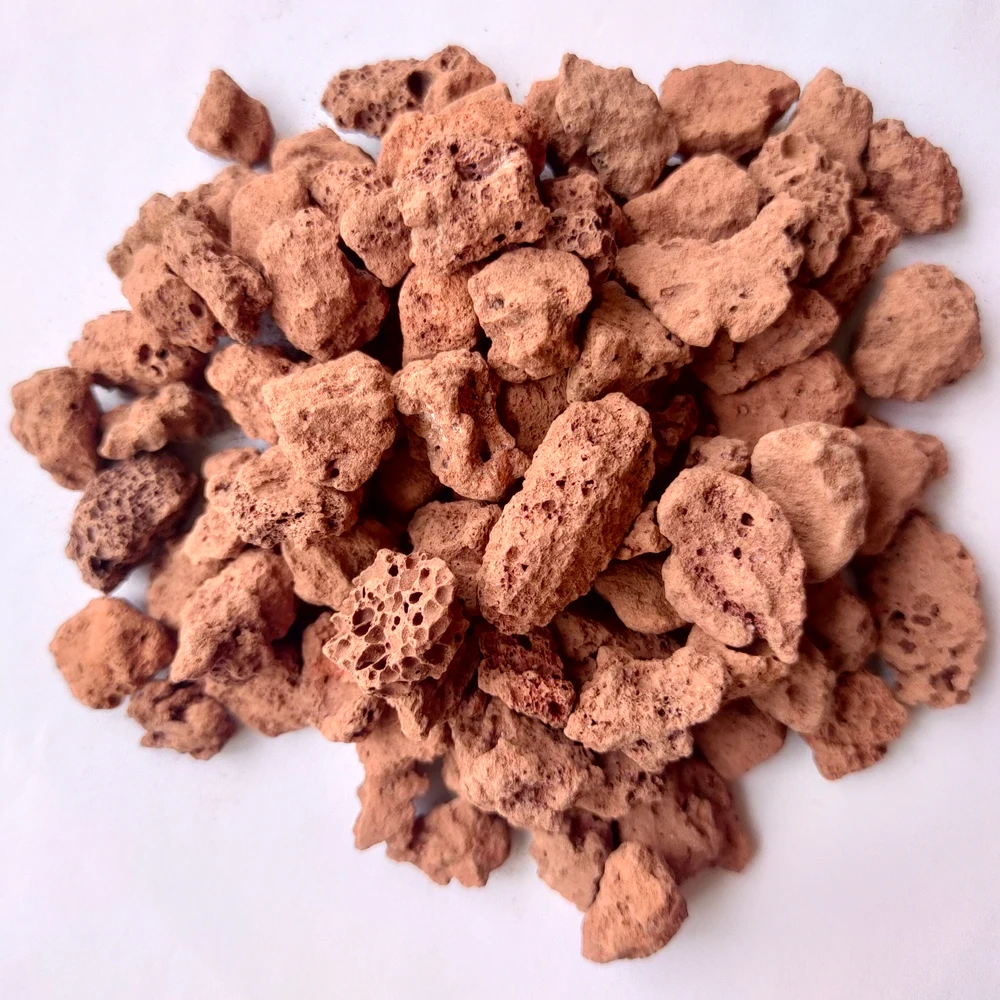 100g 6-12mm Volcanic Stone Gardening Plant Bonsai Decoration Materials Place The Bottom Of The Pot garden decoration decorative stones