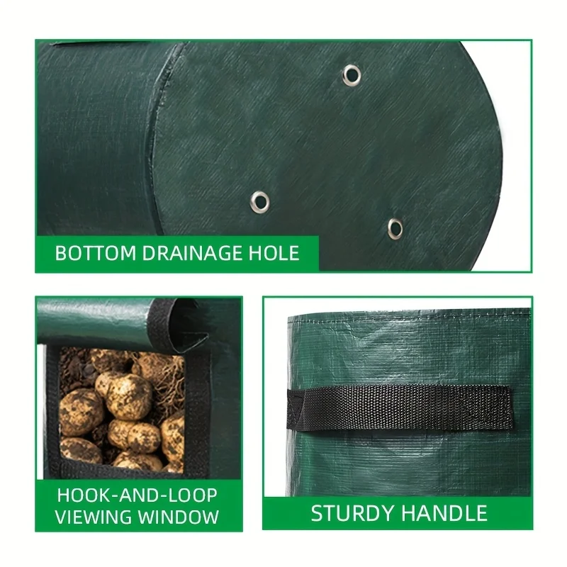 Plastic Tools for Planting Potatoes & Carrots — 4 Pcs