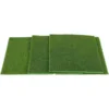 4Pcs Artificial Grass 15x15cm PVC Green Lifelike Moss for Mini HouseDecoration Easy Maintain Gardening Carpet 2