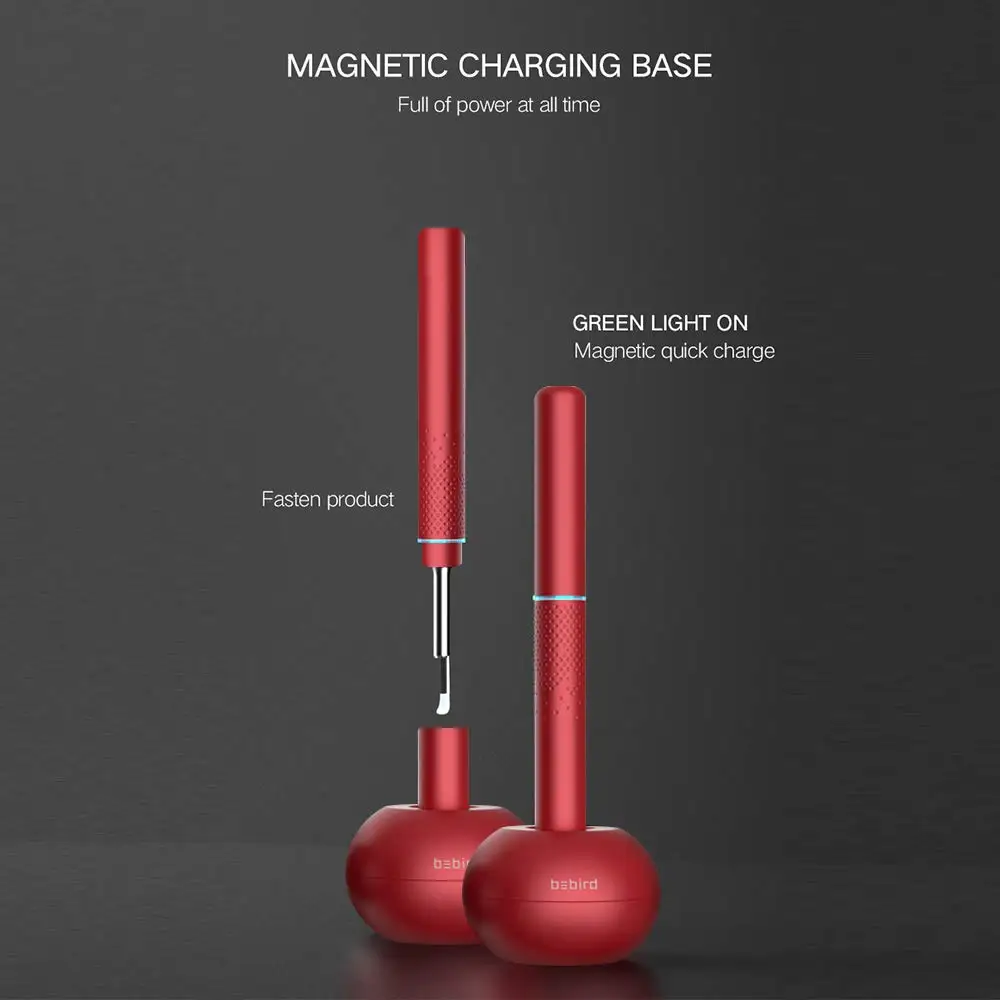 Original Bebird M9 Pro M9s R1 Ear Wax Removal Cleaner Tool Earwax Remover Magnet Metal Design Works With iPhone, iPad, Android 4