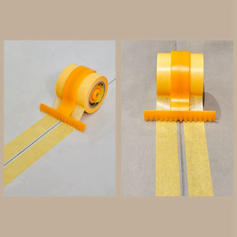 The Masking Paper Applicator Is Equipped With 10Pcs Masking Paper Gluing Auxiliary Tools For Kitchen And Floor Joints.