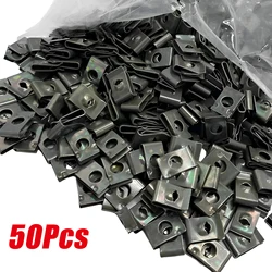 Durable Anti-Rust Metal Fastener Clips with Screws (50pcs clips)