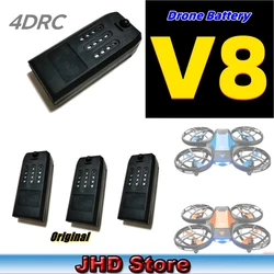 JHD Original 4DRC V8 4D-V8 RC Drone Battery 650mAh Battery 4DRC-V8 V8 Drone Accessories V8 RC Plane Battery