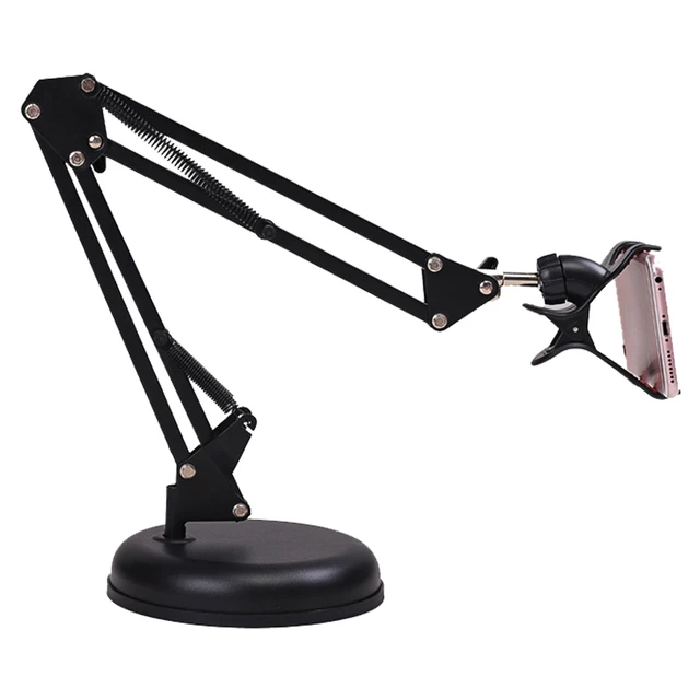 Teleskop Schreibtisch Stehen 360 Grad Rotation Flexible Arm Universal  Telefon Stehen Für Schreibtisch Faul Stand Handy