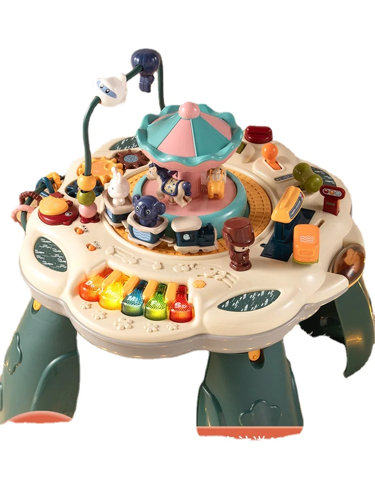 

Yy Children's Multifunctional Game Table Baby Early Education Toys Building Table