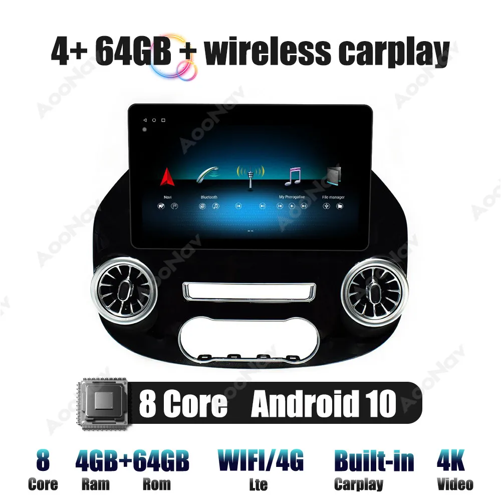 13.9 inch For Mercedes Benz Vito W447 116 2014-2022 Car Multimedia Player GPS  Navigation Radio Android 11 8 Core 6+128GB Carplay - AliExpress