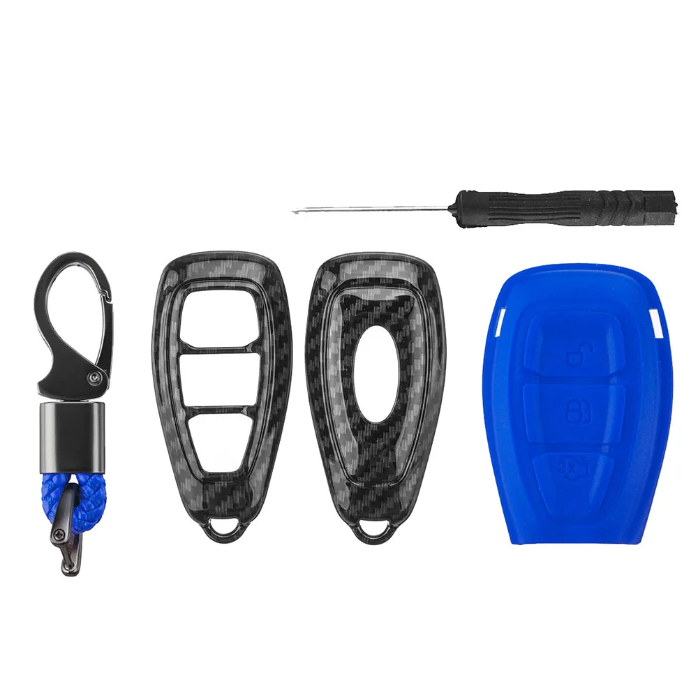 Carbon Fiber Remote Key Fob Protective Shell Cover