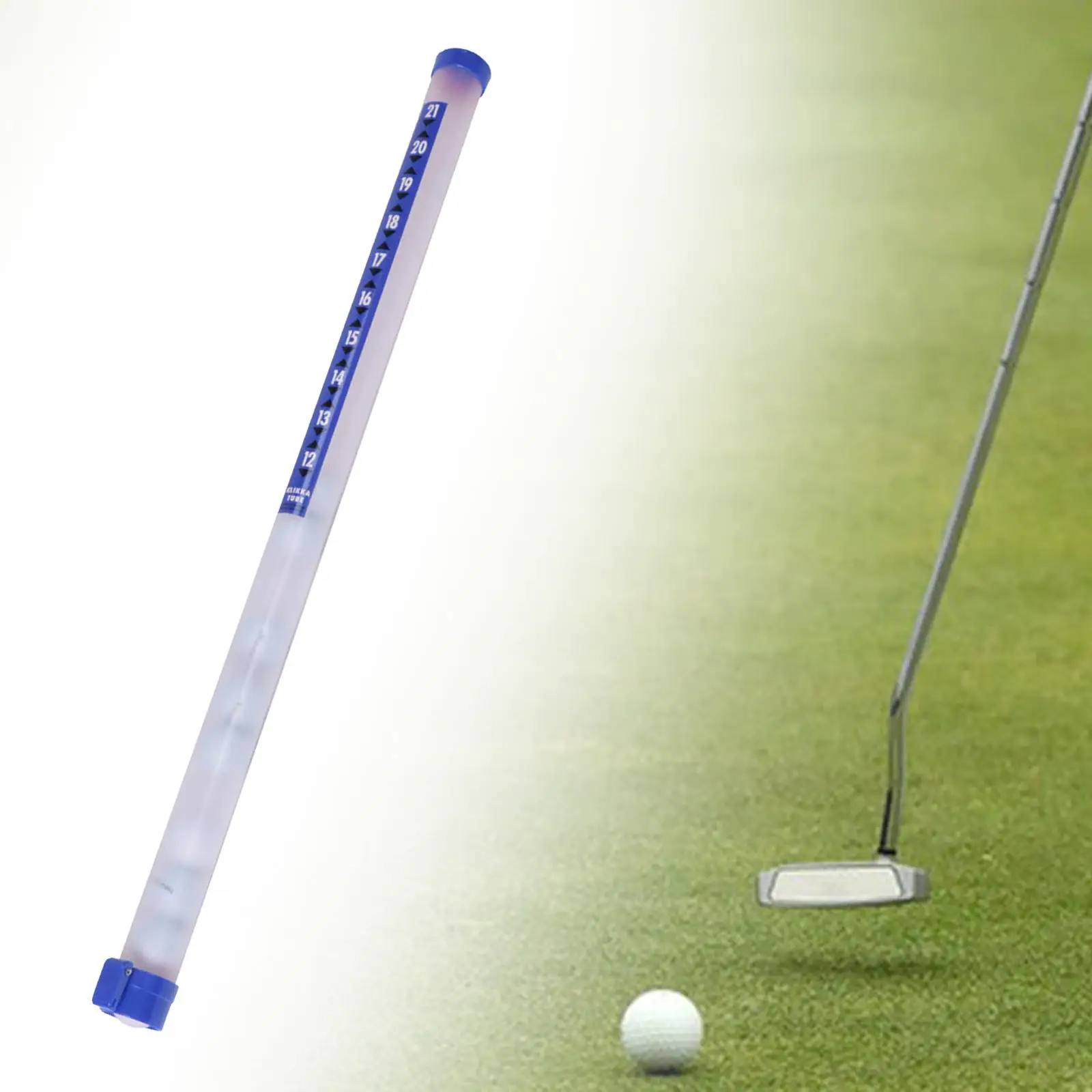 Golf Ball Retriever Putter Tool Training Equipment Large Capacity Ball Shagger