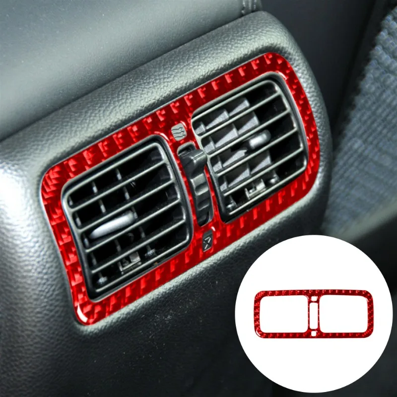

Carbon Fiber Car Rear Central Air Outlet Sticker For Infiniti G37 Sedan 2010-2013 Styling Accessories
