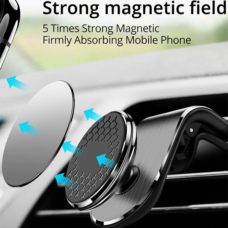 Magnetic Car Mount 360° Rotatable Phone Holder Universal Phone Stand for iPhone Xiaomi Stable support Bracket Easy to Install