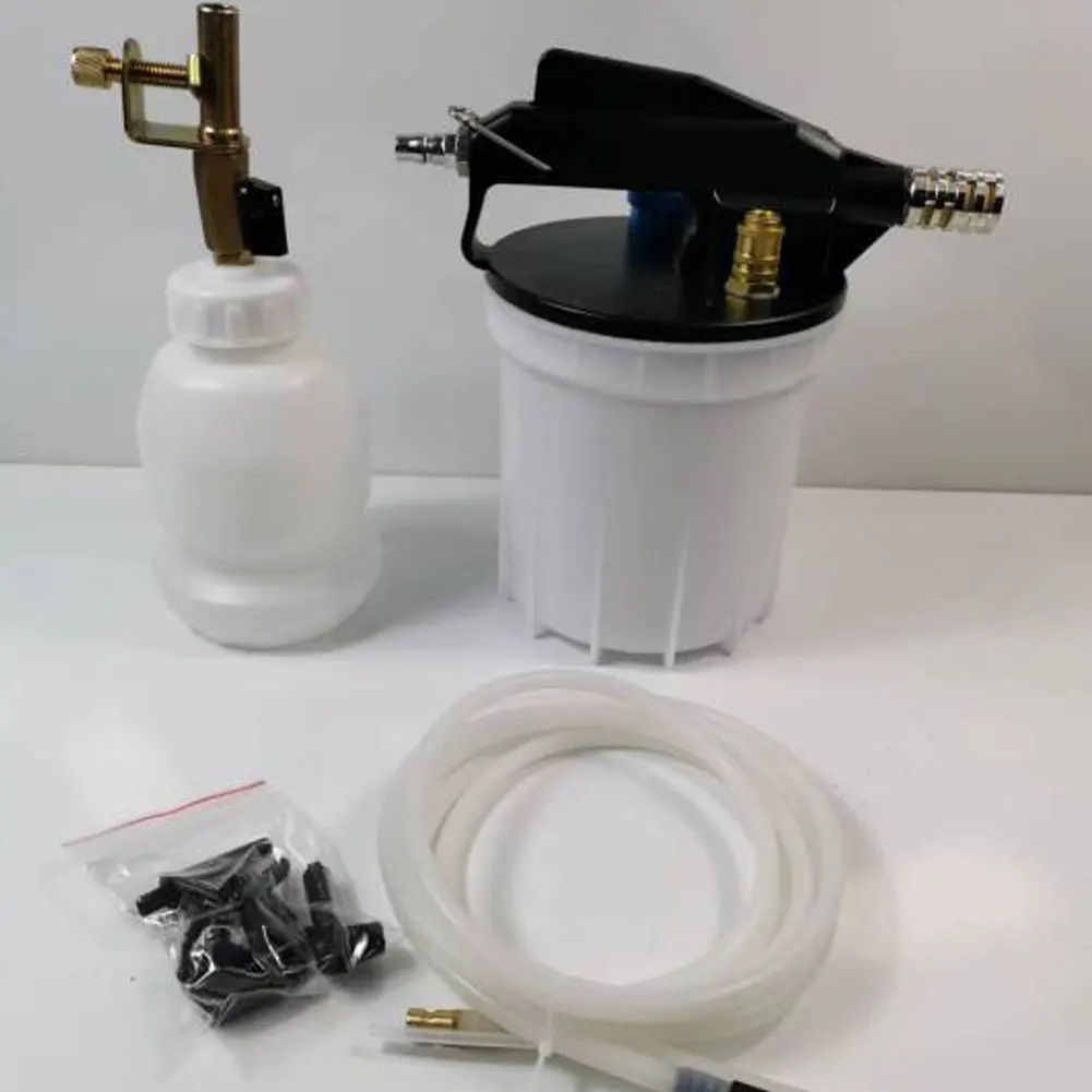 2l Vacuum Brake Bleeder Kit Pneumatic Explosion-proof Shunt Decompression Vacuum Pump Brake Fluid Refueling Tool