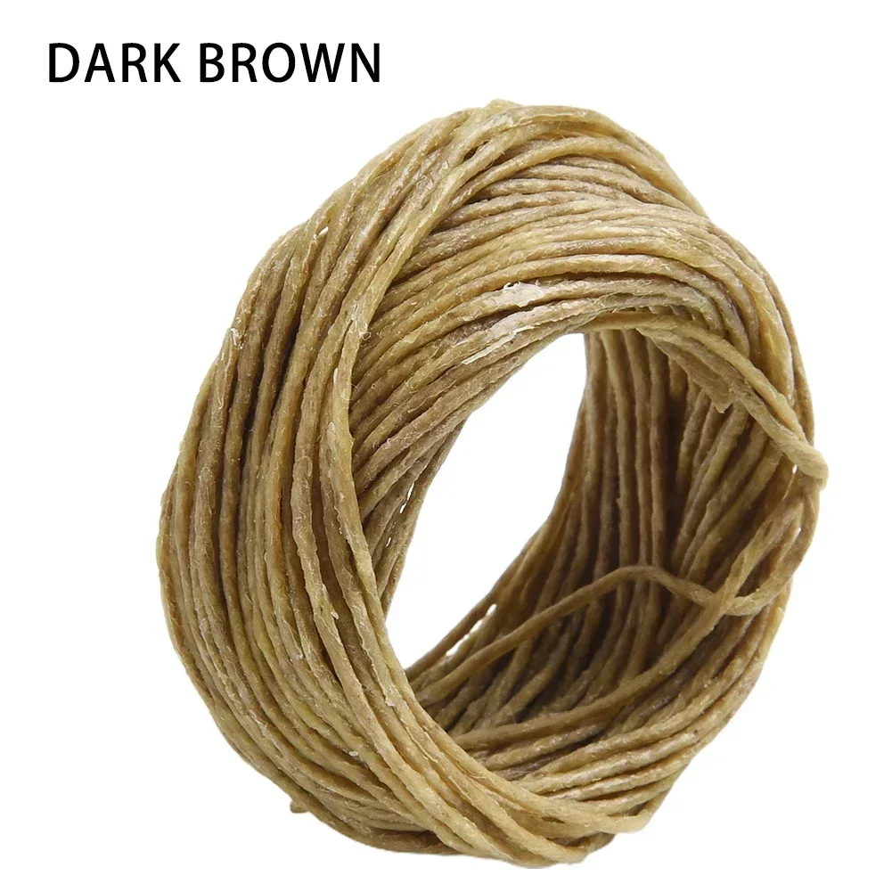 Beeswax Wicks Organic Hemps Wicks 33 FT Well Coated Natural Beeswax For Candle Making Lighting DIY Ignition Ropes 1 Roll