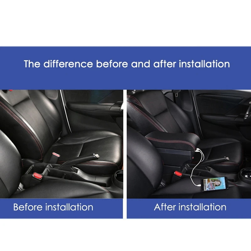 

Аксессуары интерьер с USB для подлокотника Hyundai SOLARIS 2010-2016