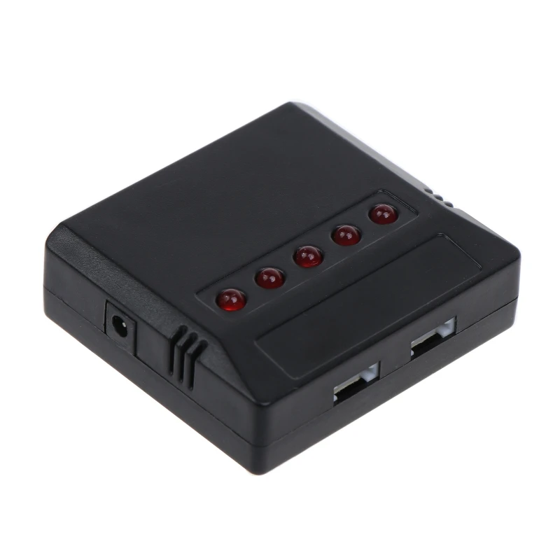 5 in 1 3.7V Lipo Battery Charger USB Port with LED Indicated for KY601S SYMA X5 X5S X5C X5SC X5SH X5SW Drone W3JD drone battery charger lipo battery charger
