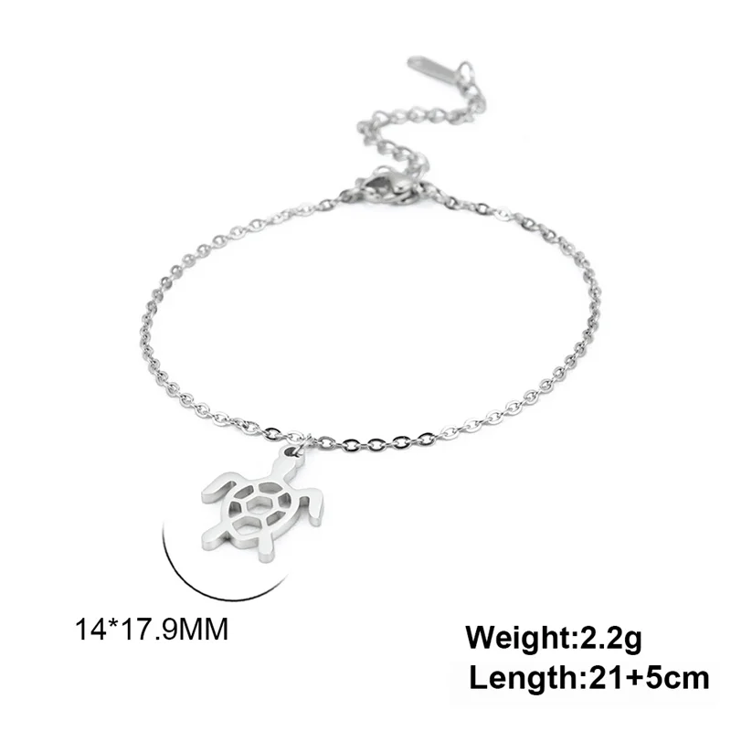 Trendy Edelstahl Fußkettchen Fuß Armband Gold Farbe Lotus Blume Kette Fußkettchen für Frauen Armband am bein Schmuck Geschenke – Detail 32