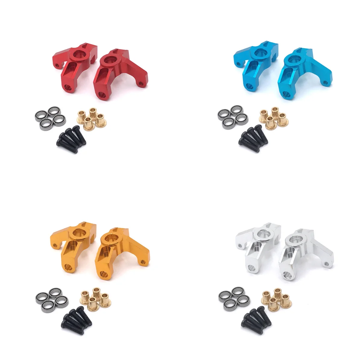 Voiture RC 1/14 1/12 Pièces Châssis Métal - 5 Couleurs