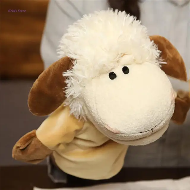 Plush Hand Puppet Finger Doll Fidget Toy Soft Hand Toy Puppets for Kindergarten Toddler Family Interactive Game Props 5