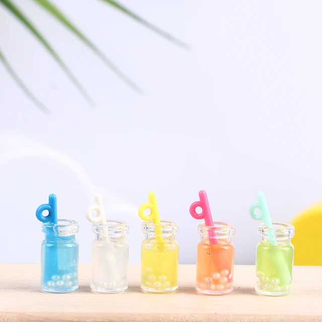 2020 NEW Handmade Silicone Mould Miniature Cup With Food Drink Beverage Toy  DIY hollow bottles Type epoxy resin molds