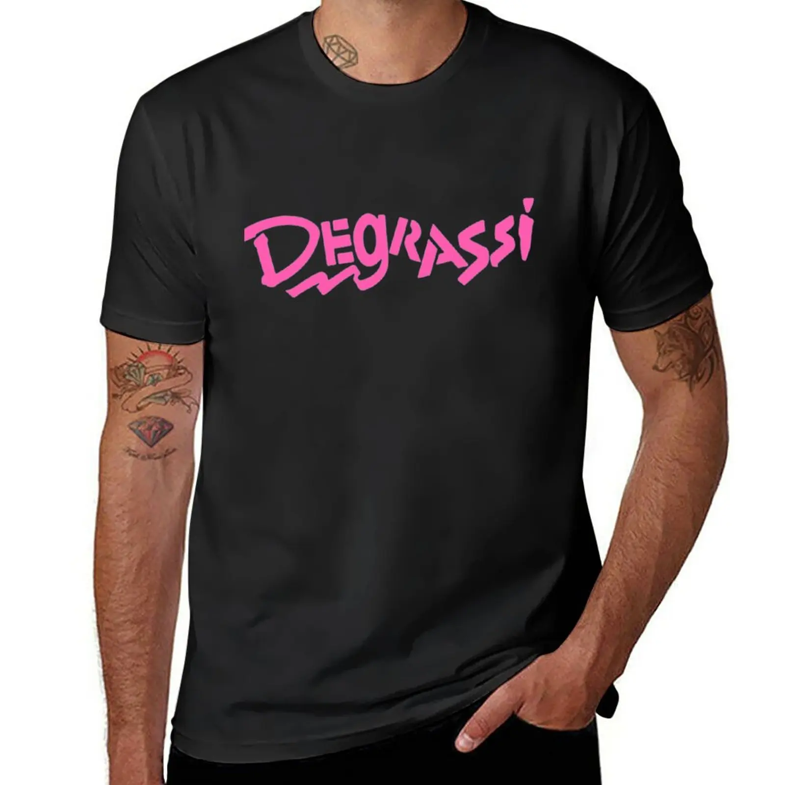 

Degrassi T-Shirt cute tops plain blacks boys animal print Men's t shirts
