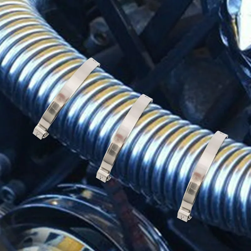 For Axle CV Joint Boot Clamps Kits Stainless Steel Driveshaft CV Boot Clamps Adjustable 25-50mm 50-120mm Car Accessories